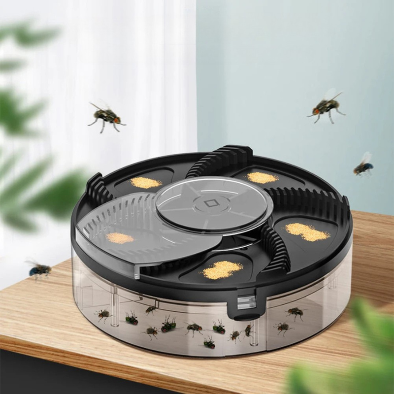 Uppladdningsbar Automatisk Flugfälla Med Tyst Drift Och Giftfri Fångst