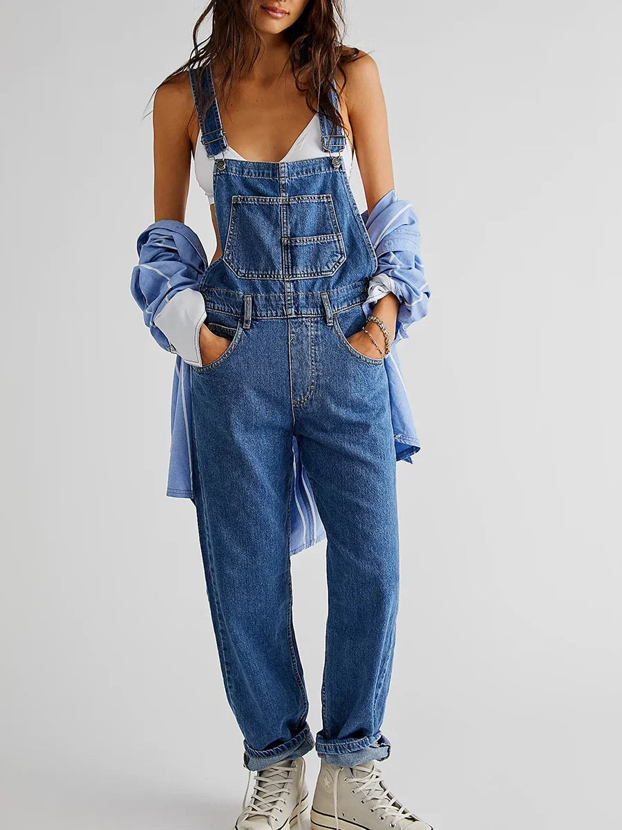 Maja | Hängselbyxor Dam Oversized