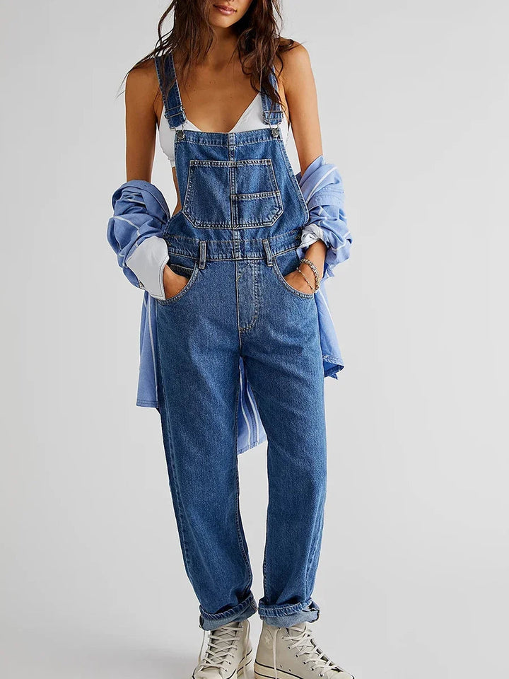 Maja | Hängselbyxor Dam Oversized