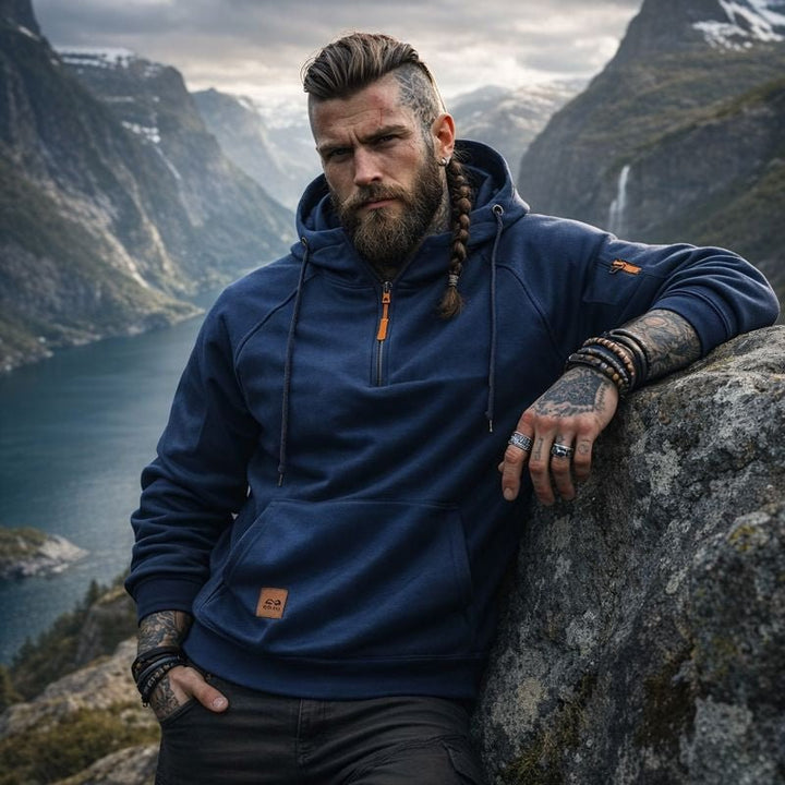 Noel | Hoodie Herr Half Zip