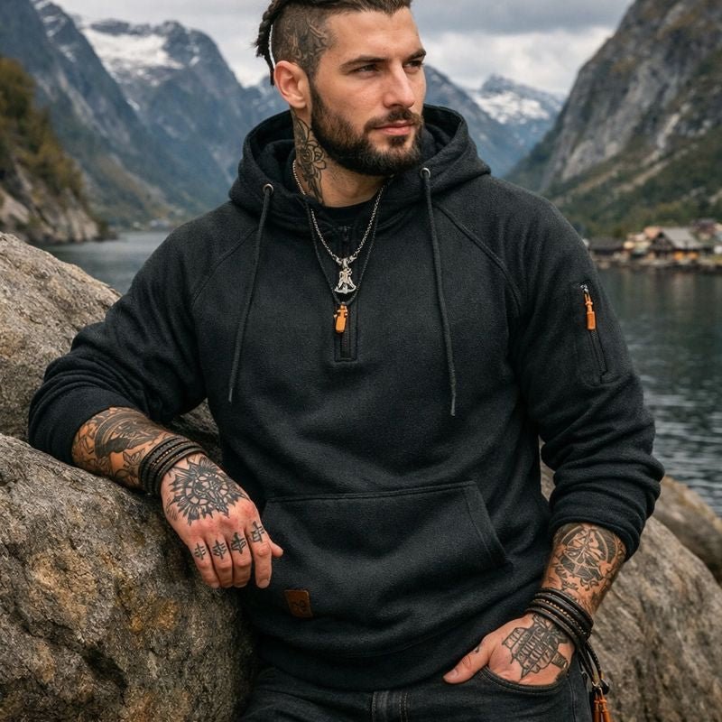 Noel | Hoodie Herr Half Zip