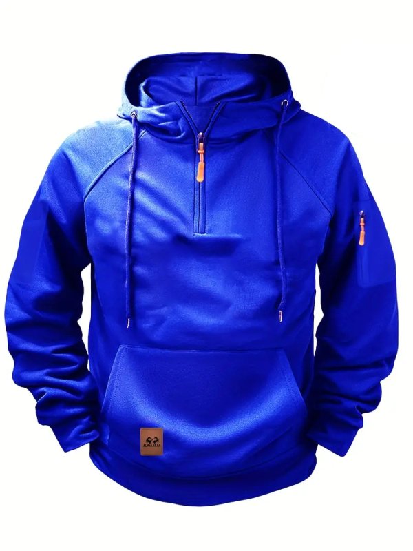 Viggo | Hoodie Herr Half Zip
