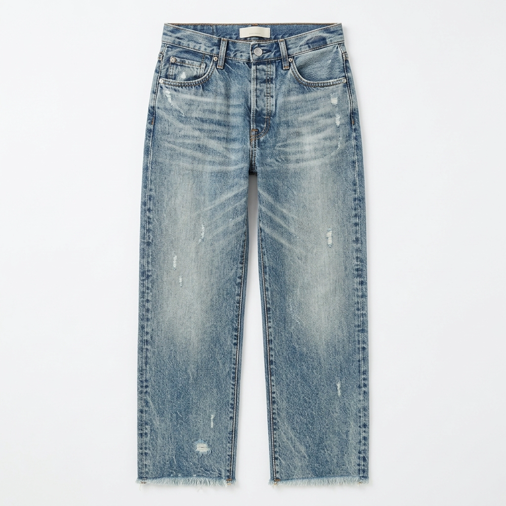 Signe | Croppade Jeans Dam Raka Ben