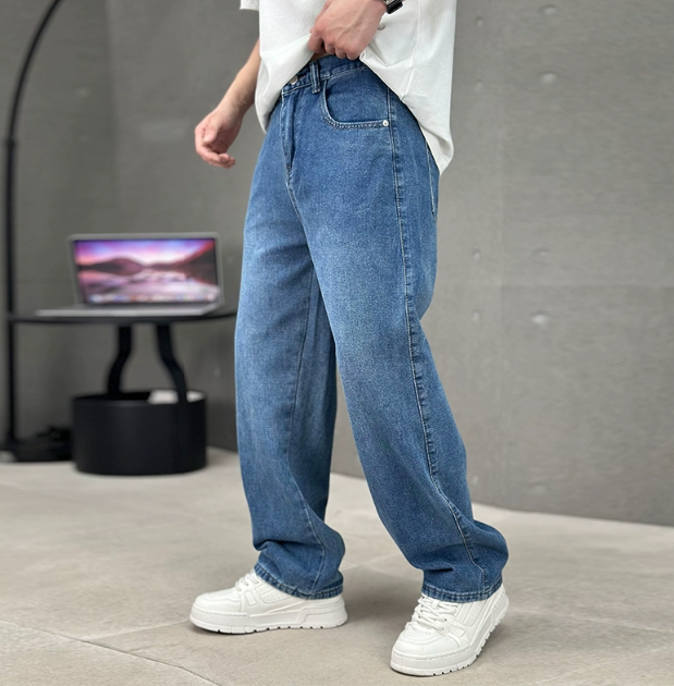 Drew | Jeans Herr Rak Passform Lös