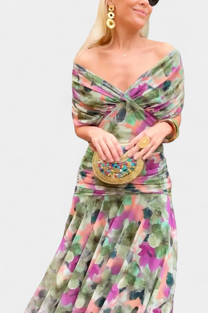 Carina | Maxiklänning Off Shoulder Elegant