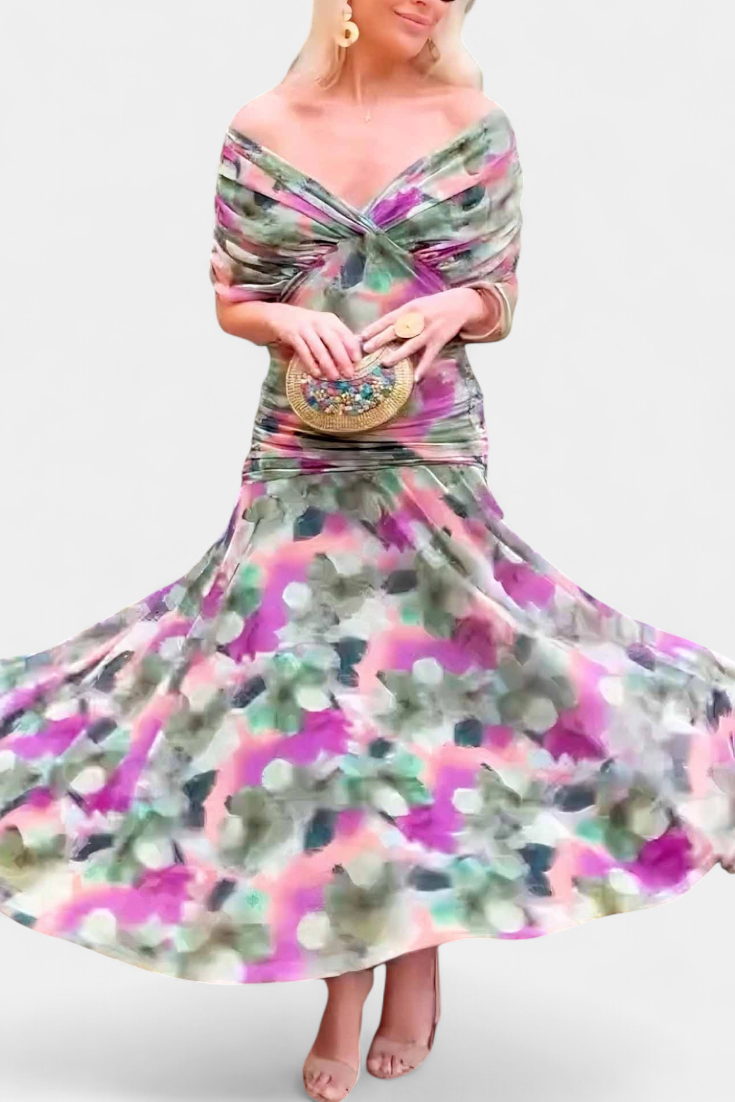 Carina | Maxiklänning Off Shoulder Elegant