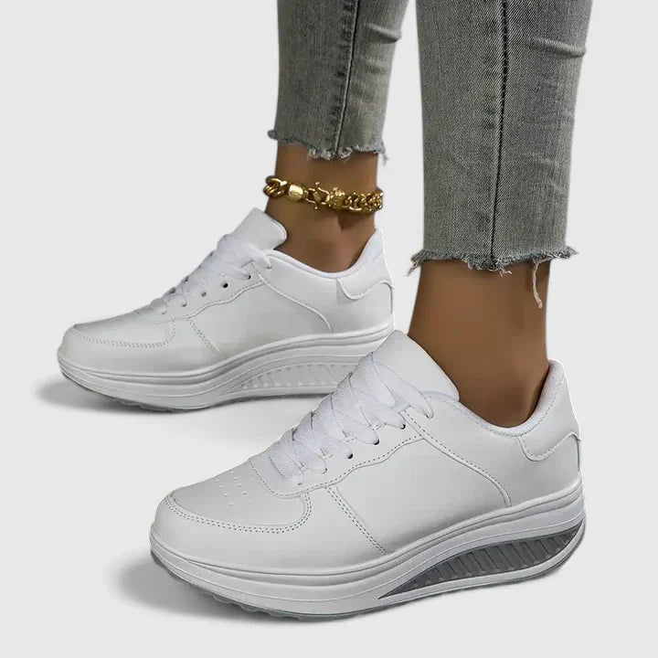 Ortopediska Sneakers Dam Plattform Vardag