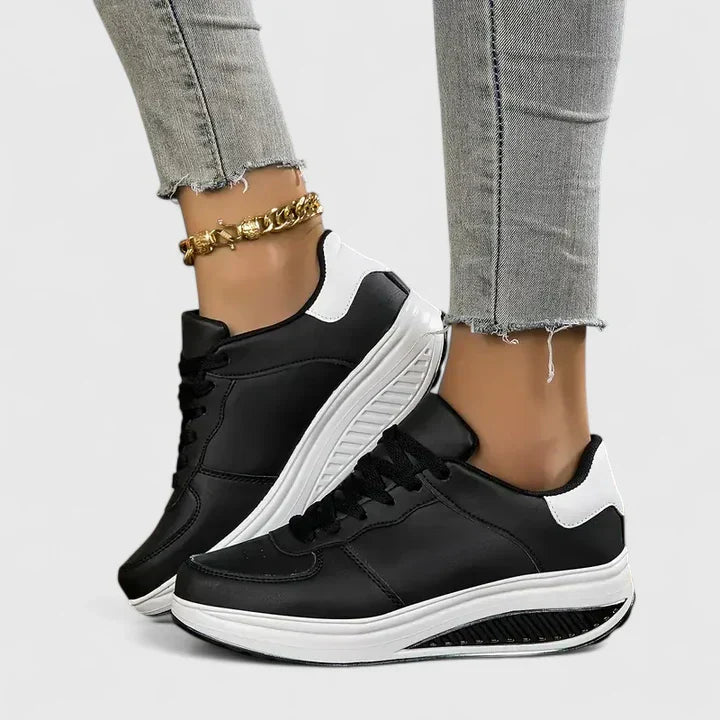 Ortopediska Sneakers Dam Plattform Vardag