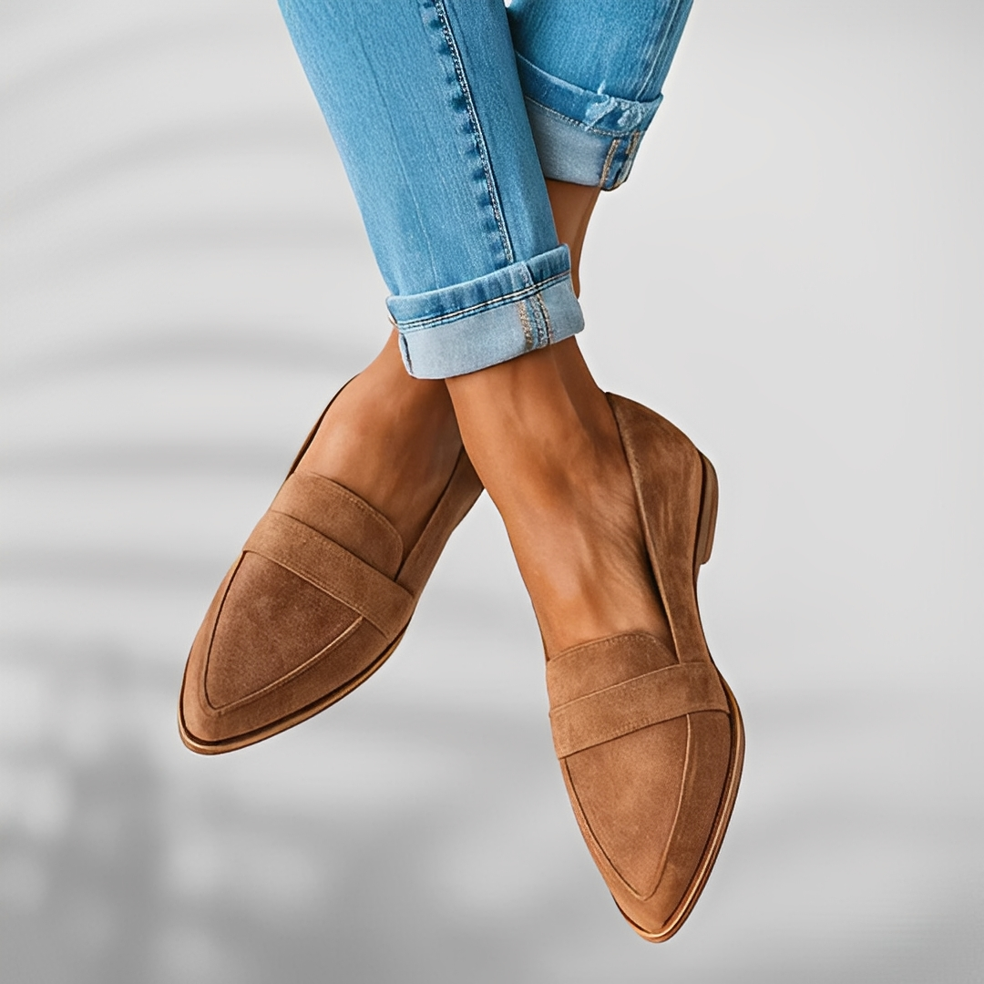 Astrid | Loafers Dam Läder Elegant