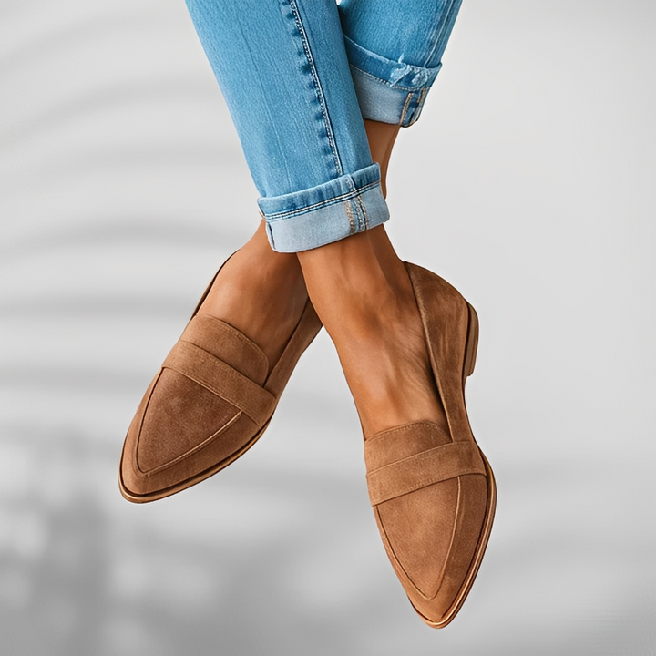 Astrid | Loafers Dam Läder Elegant