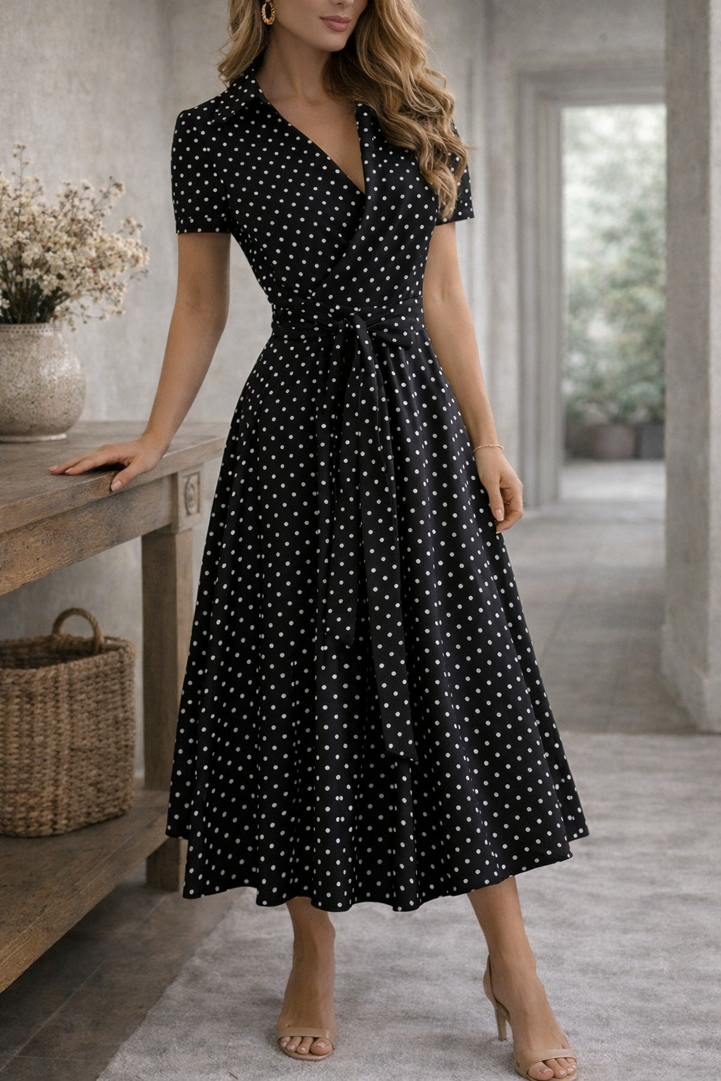 Melina | Midiklänning Off Shoulder Elegant