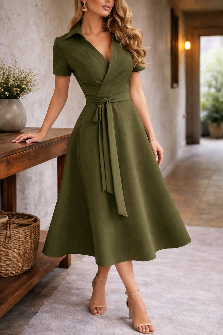 Melina | Midiklänning Off Shoulder Elegant