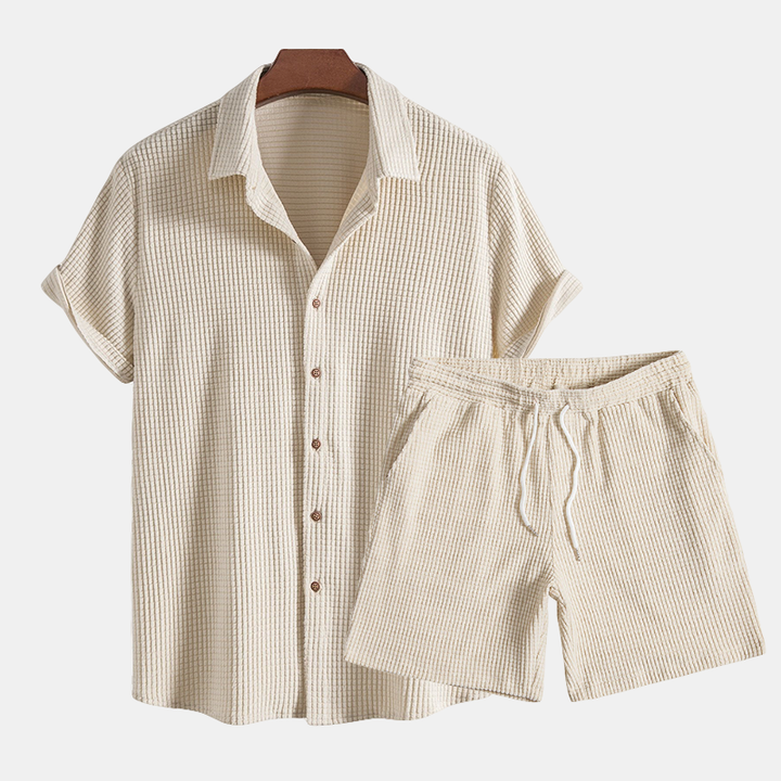 Theo | Set Herr Polo Shorts Vardagligt