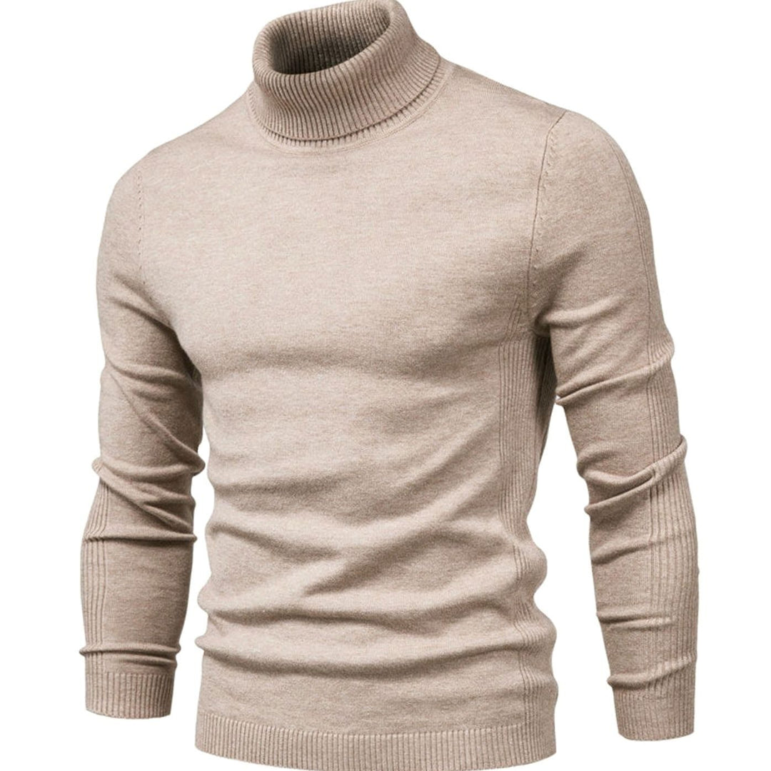 Nils | Polotröja Herr Stickad Slim Fit