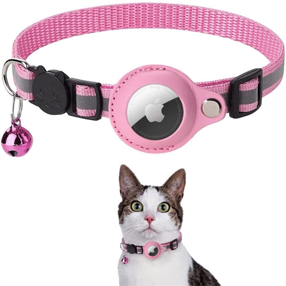Reflexhalsband För Katt Med Spårningshållare Och Säkerhetsspänne