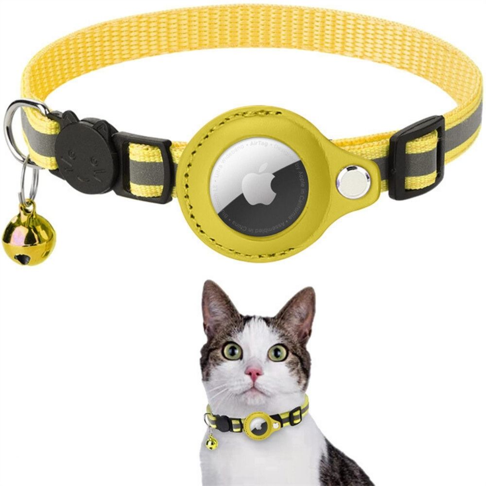 Reflexhalsband För Katt Med Spårningshållare Och Säkerhetsspänne