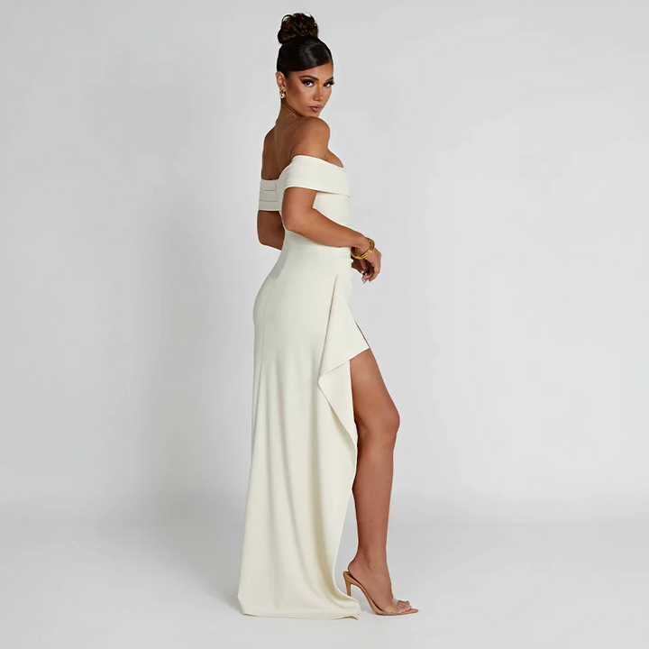 Elvira | Maxiklänning Dam Off Shoulder Slits