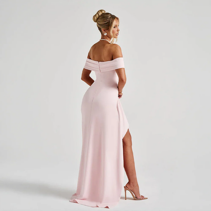 Elvira | Maxiklänning Dam Off Shoulder Slits