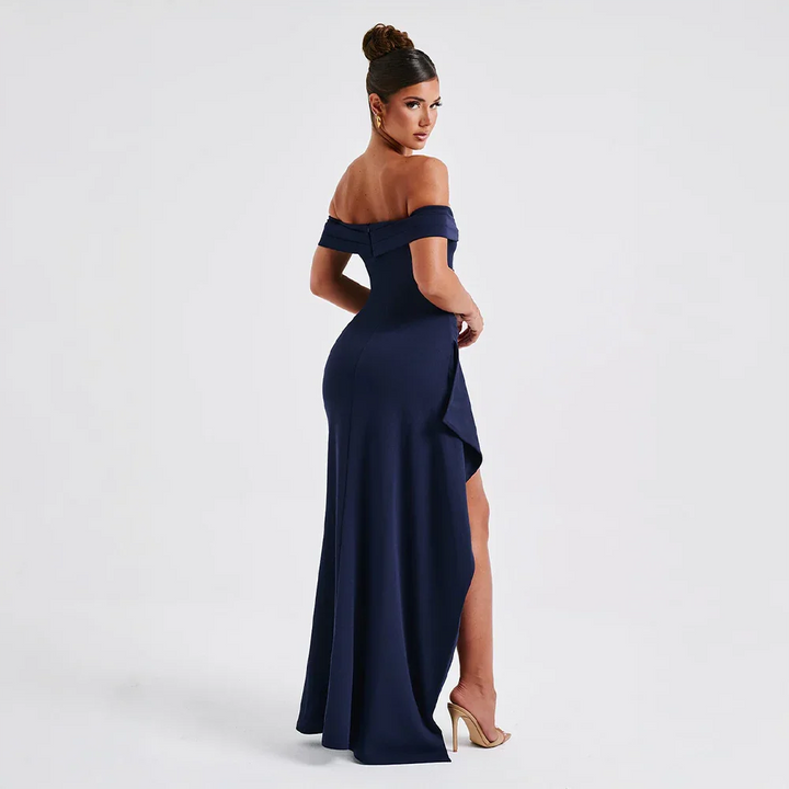 Elvira | Maxiklänning Dam Off Shoulder Slits