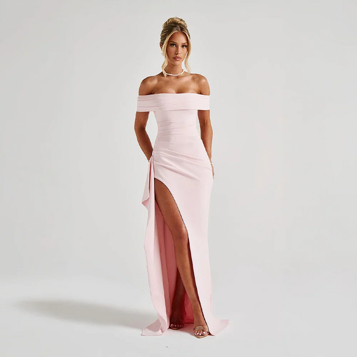 Elvira | Maxiklänning Dam Off Shoulder Slits