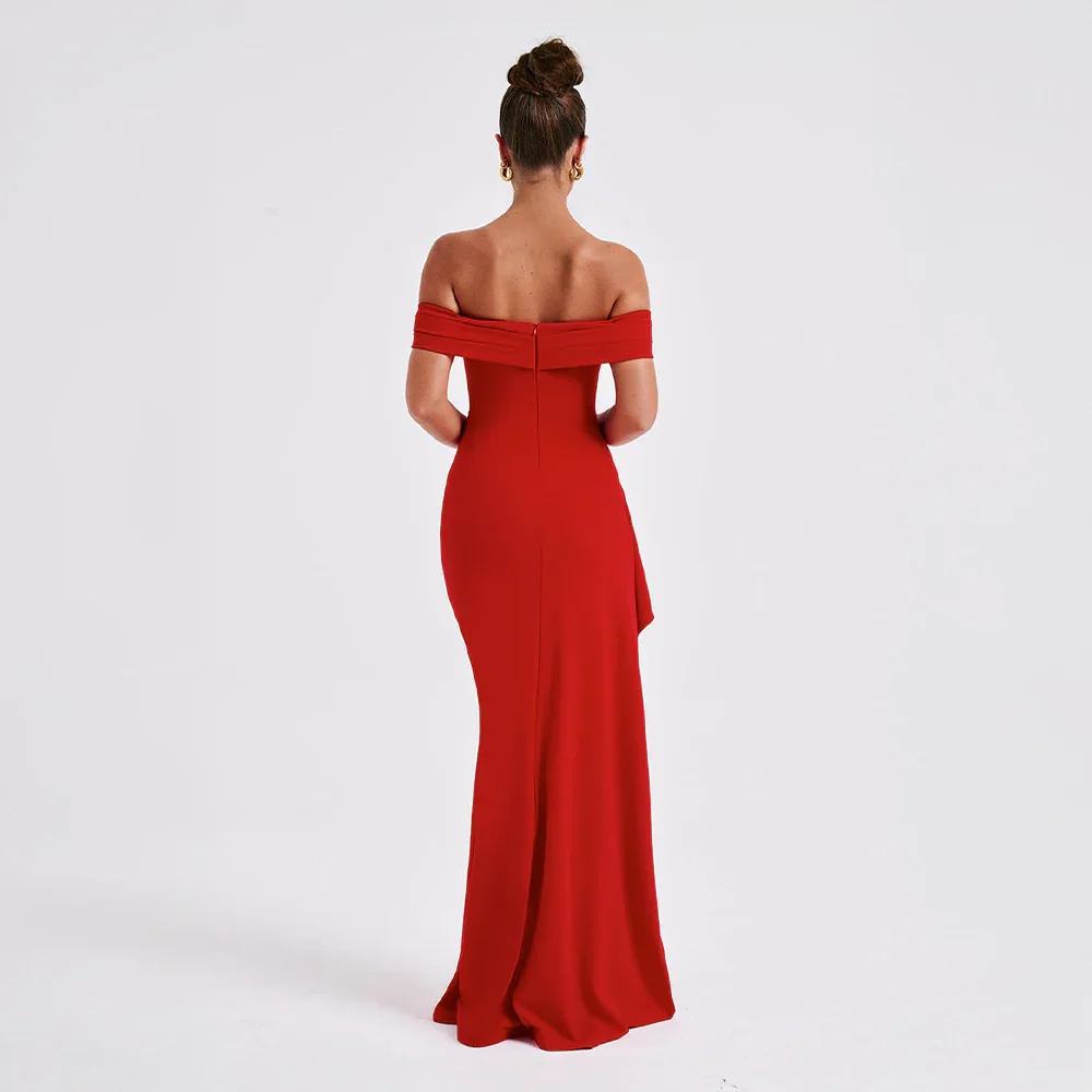 Elvira | Maxiklänning Dam Off Shoulder Slits