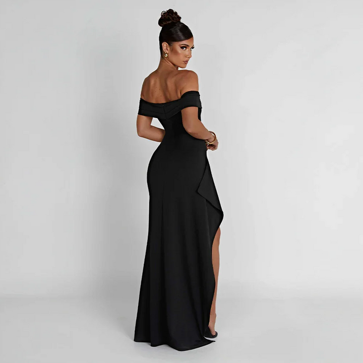 Elvira | Maxiklänning Dam Off Shoulder Slits