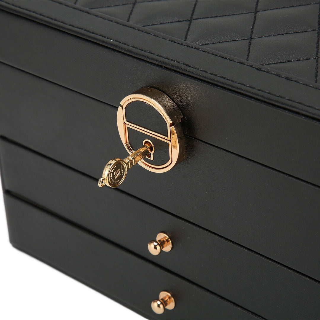 Elegant Smyckeskrin I Flernivådesign – Rymlig Förvaring För Smycken Och Accessoarer