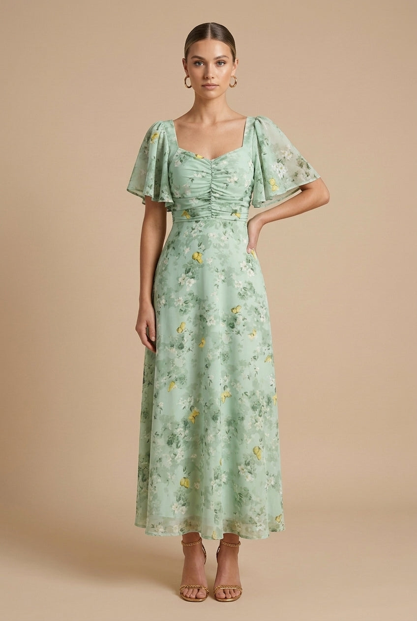 Rosalie | Blommig Maxiklänning Dam
