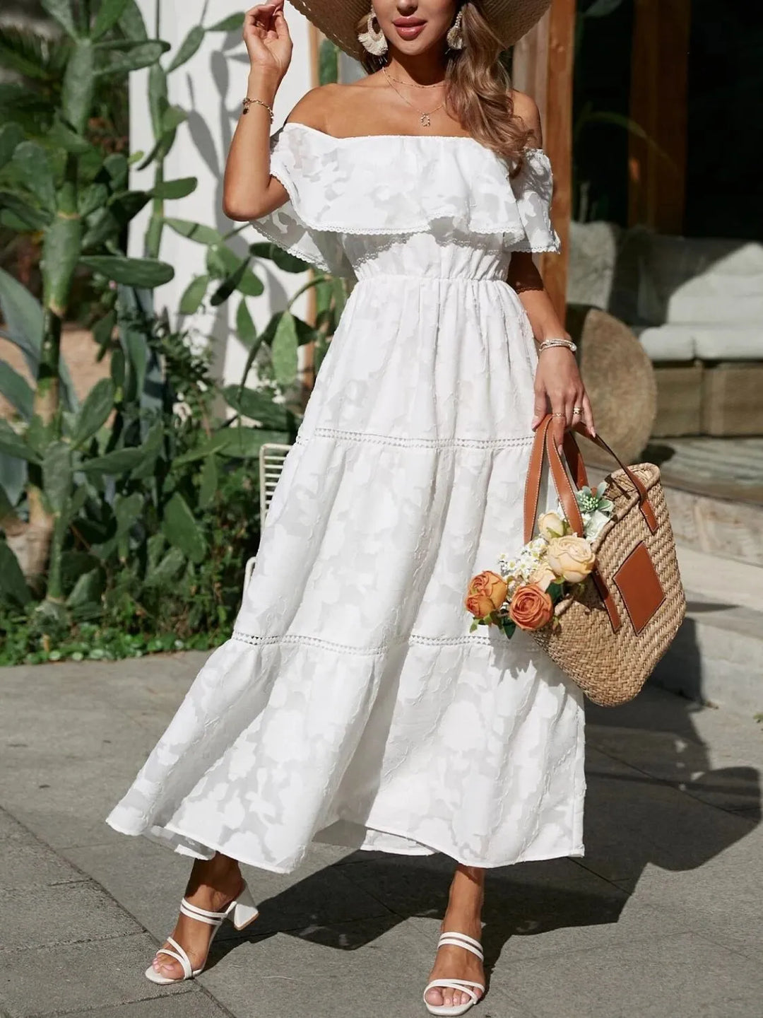 Ella | Maxiklänning Dam Off Shoulder