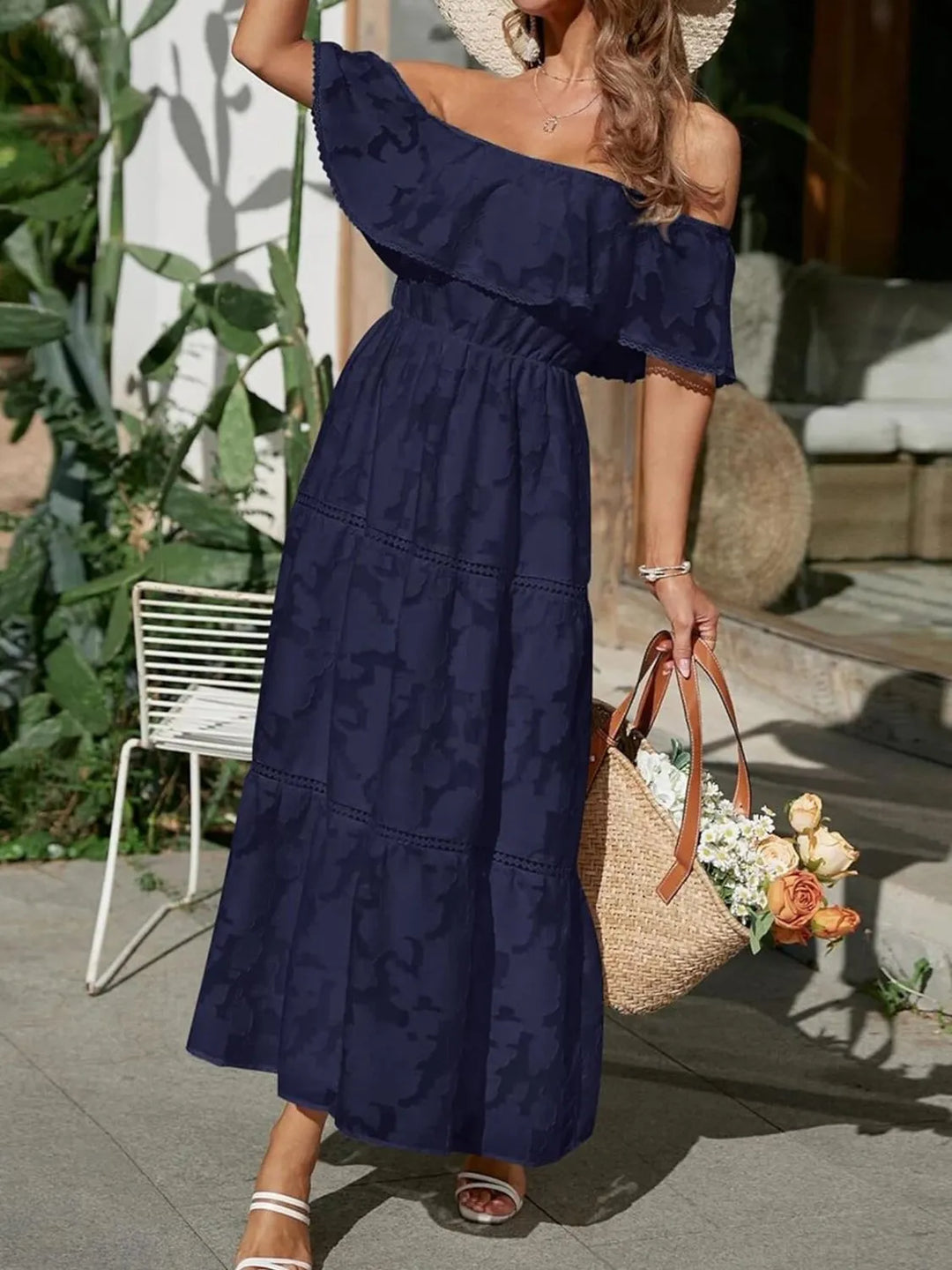 Ella | Maxiklänning Dam Off Shoulder