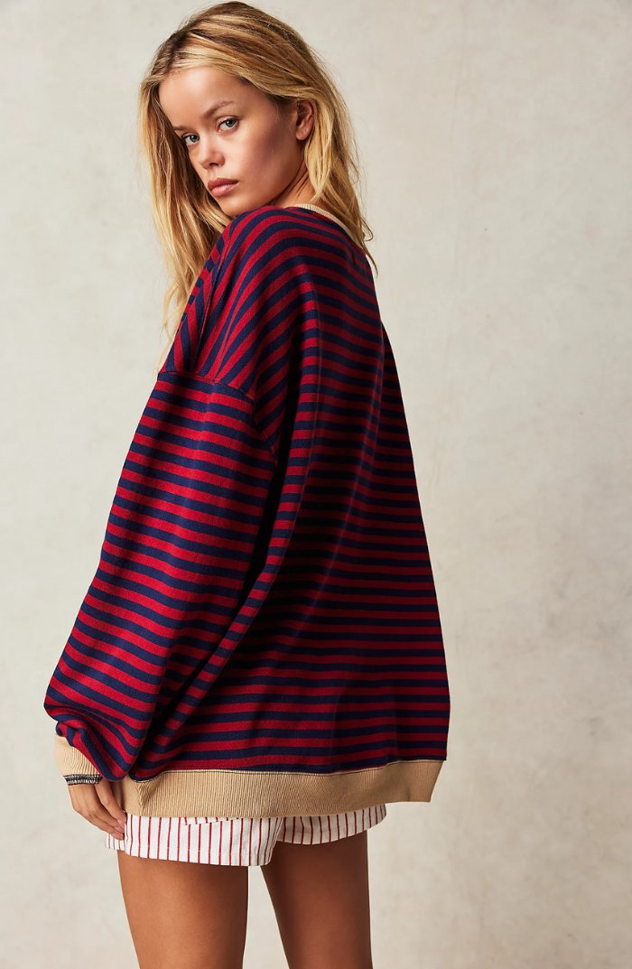 Sabrina | Oversized Sweatshirt Dam Randig