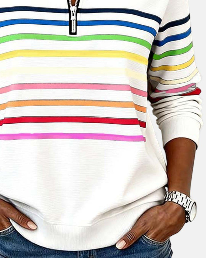 Sienna | Sweatshirt Dam Med Dragkedja