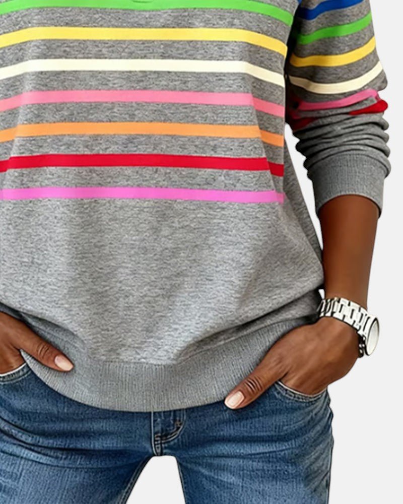 Sienna | Sweatshirt Dam Med Dragkedja