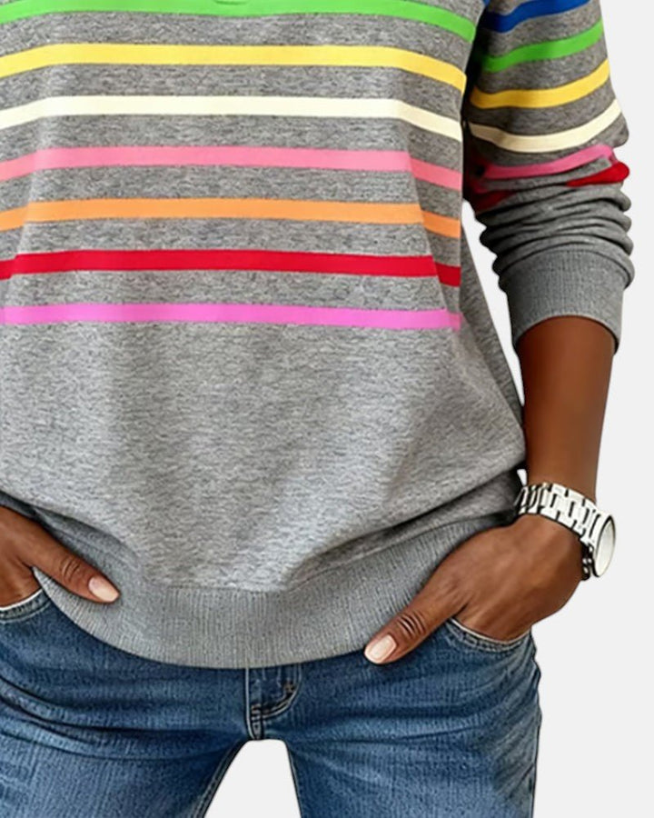 Sienna | Sweatshirt Dam Med Dragkedja