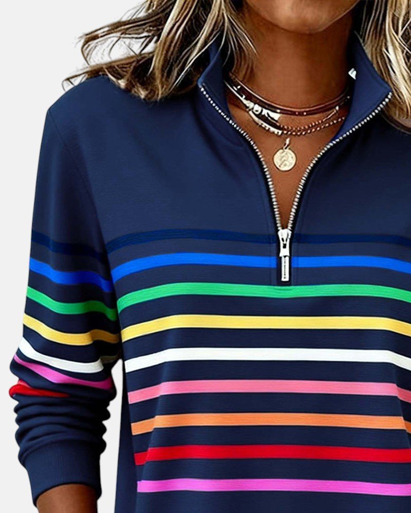 Sienna | Sweatshirt Dam Med Dragkedja